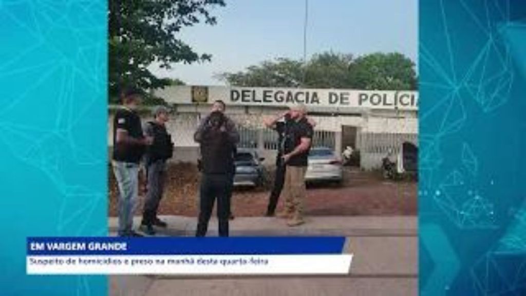 HOMEM ACUSADO DE TRÊS HOMICÍDIOS É PRESO EM VARGEM GRANDE