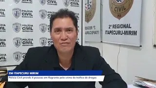 QUATRO HOMENS SÃO PRESOS APÓS OPERAÇÃO DA POLÍCIA CIVIL EM ITAPECURU&nbsp;MIRIM