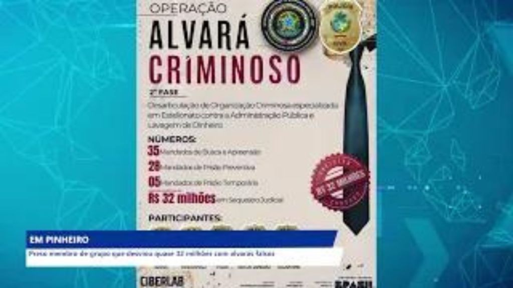 HOMEM É PRESO SUSPEITO DE PARTICIPAR DE ESQUEMA QUE DESVIOU R$ 31 MILHÕES EM&nbsp;PINHEIRO