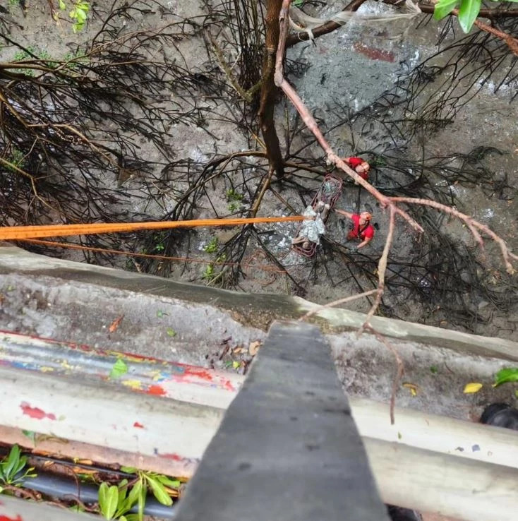 SUSPEITO DE ASSALTO É RECONHECIDO E SALTA DA PONTE BANDEIRA&nbsp;TRIBUZZI