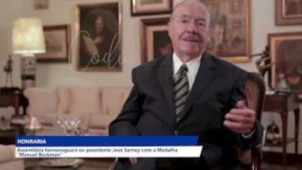 JOSÉ SARNEY RECEBERÁ MEDALHA MANUEL BECKMAN NA&nbsp;ALEMA