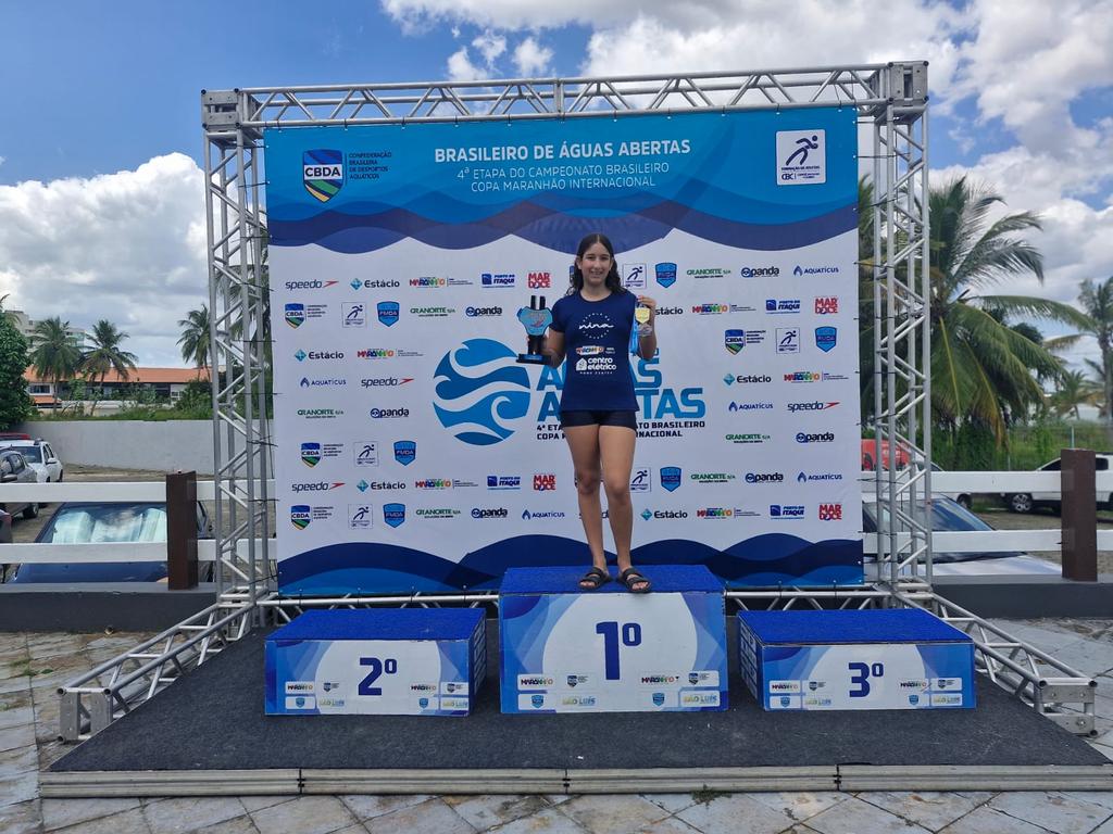 Sofia Duailibe se destaca em duas competições de águas abertas em São&nbsp;Luís