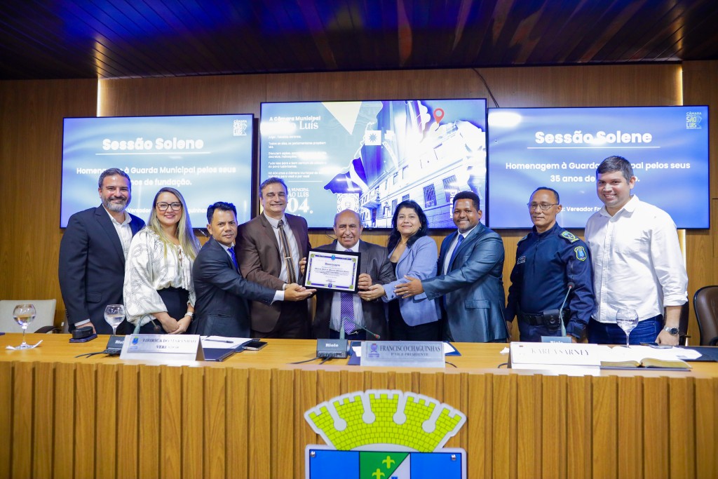 Guarda Municipal recebe homenagem pelos seus 35&nbsp;anos