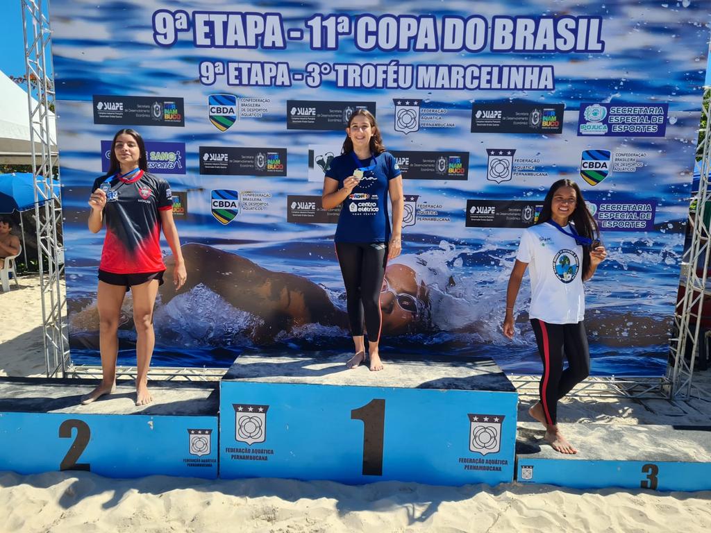 Sofia Duailibe conquista dois títulos na 9ª etapa da Copa Brasil de Águas&nbsp;Abertas