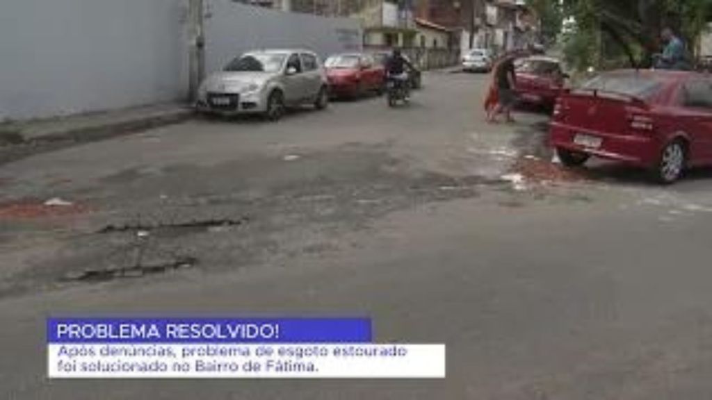 ESGOTO ESTOURADO É CONCERTADO APÓS DENÚNCIA DA TV MARANHENSE