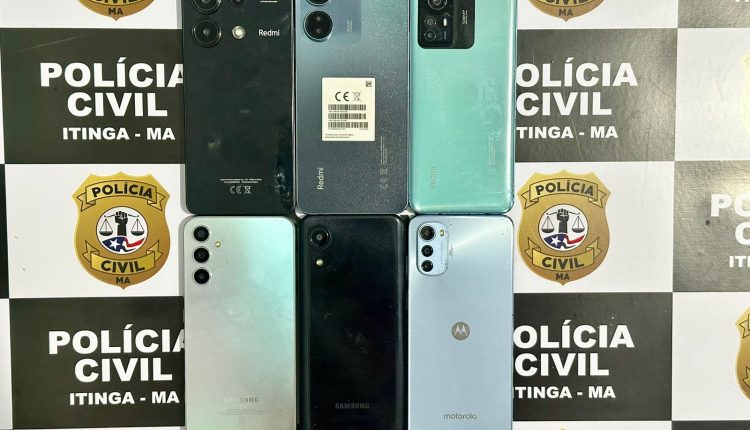 Polícia Civil do Maranhão recupera seis celulares roubados em Itinga do&nbsp;Maranhão