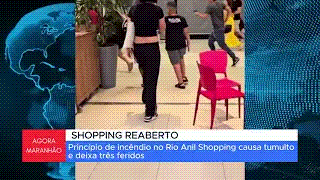 Princípio de incêndio no Rio Anil Shopping causa tumulto e deixa três feridos