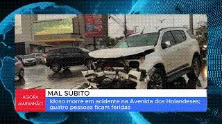 IDOSO MORRE EM ACIDENTE NA AVENIDA DOS HOLANDESES