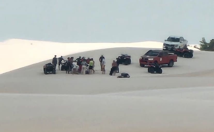 Acidente com quadriciclos deixa dois feridos nos Lençóis Maranhenses