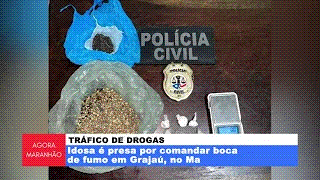 IDOSA É PRESA POR TRÁFICO DE DROGAS NA ZONA RURAL DE&nbsp;GRAJAÚ