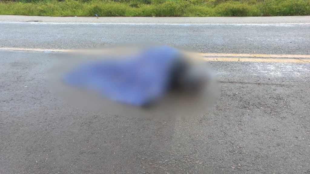 Motociclista morre após colidir com fio solto na BR-402, em Santo Amaro