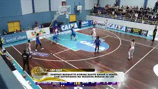 Sampaio Basquete atropela Santo André e mantém invencibilidade na&nbsp;LBF