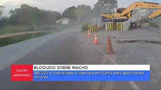 BR-222 EM RECUPERAÇÃO APÓS INTERDIÇÃO POR CHUVAS&nbsp;🌧️🚧