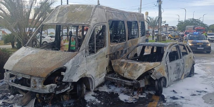 Grave acidente seguido de incêndio interdita Avenida dos Franceses em São&nbsp;Luís