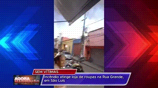 INCÊNDIO ATINGE LOJA NA RUA GRANDE EM SLZ&nbsp;🔥🚒