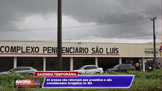 SAÍDA TEMPORÁRIA TERMINA EM&nbsp;FUGA