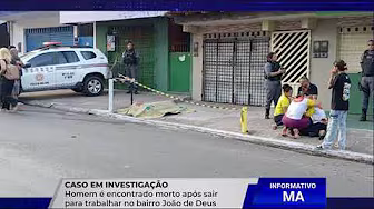 POLÍCIA INVESTIGA MORTE DE HOMEM NO BAIRRO JOÃO DE&nbsp;DEUS