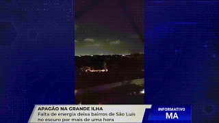 APAGÃO DEIXA BAIRROS DA GRANDE SÃO LUÍS SEM ENERGIA NA NOITE DE DOMINGO