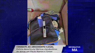 OPERAÇÕES EM TIMON E PAULO RAMOS DESMANTELAM ESQUEMAS DE ARMAS&nbsp;CLANDESTINAS