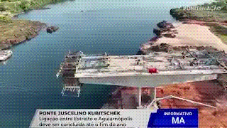 PONTE JUSCELINO KUBITSCHEK TEM 75% DAS OBRAS CONCLUÍDAS E SERÁ ENTREGUE ATÉ O FIM DO&nbsp;ANO