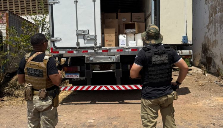 Polícias Civil do Maranhão e do Piauí recuperam caminhão e carga de defensivos agrícolas&nbsp;roubados