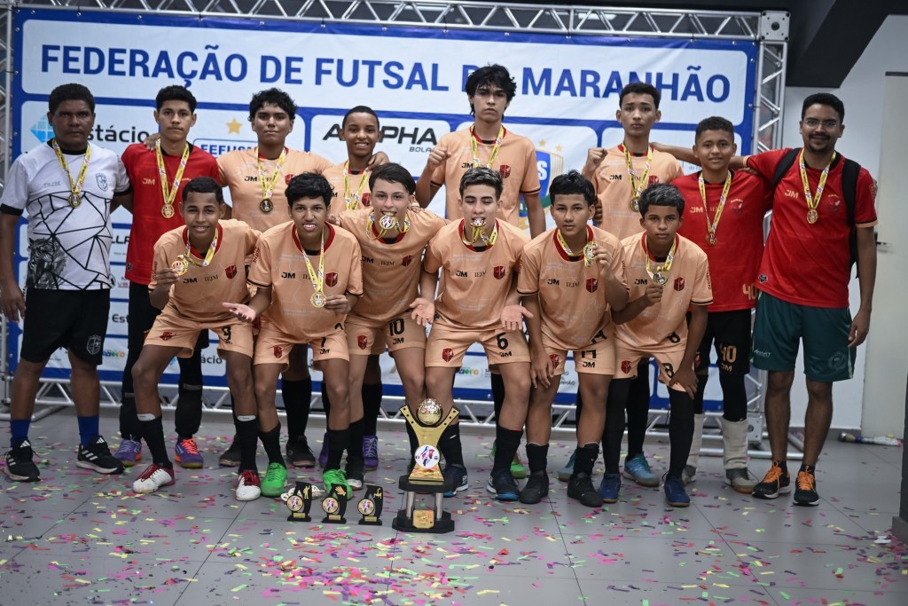 Finais das categorias de base agitam o Castelinho no Maranhense de Futsal&nbsp;2025